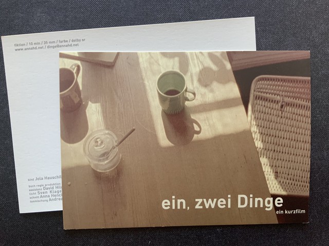 ein, zwei Dinge